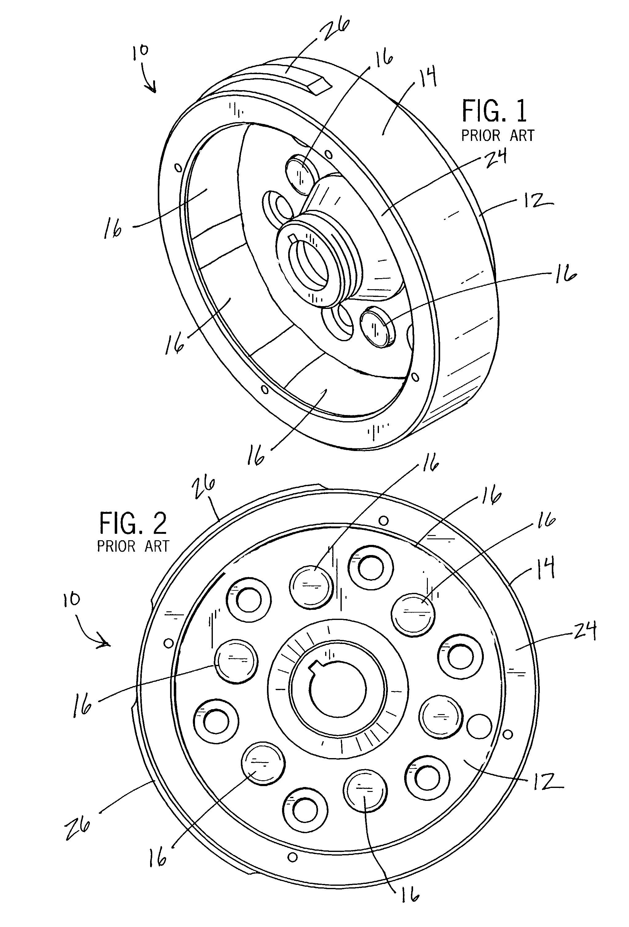 Machined rotor assembly and method of making same