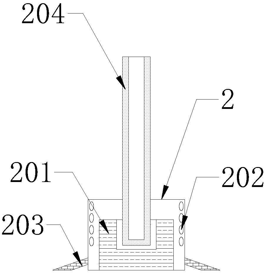 Internet-of-Things street lamp monitoring device with convenient heat dissipation function