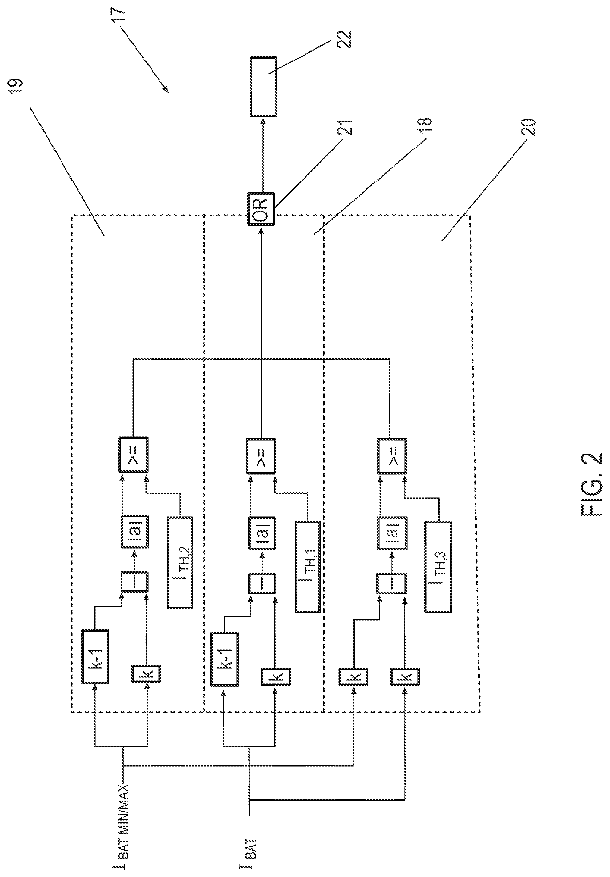 Method for the detection of an arc fault in an electrical circuitry, and motor vehicle