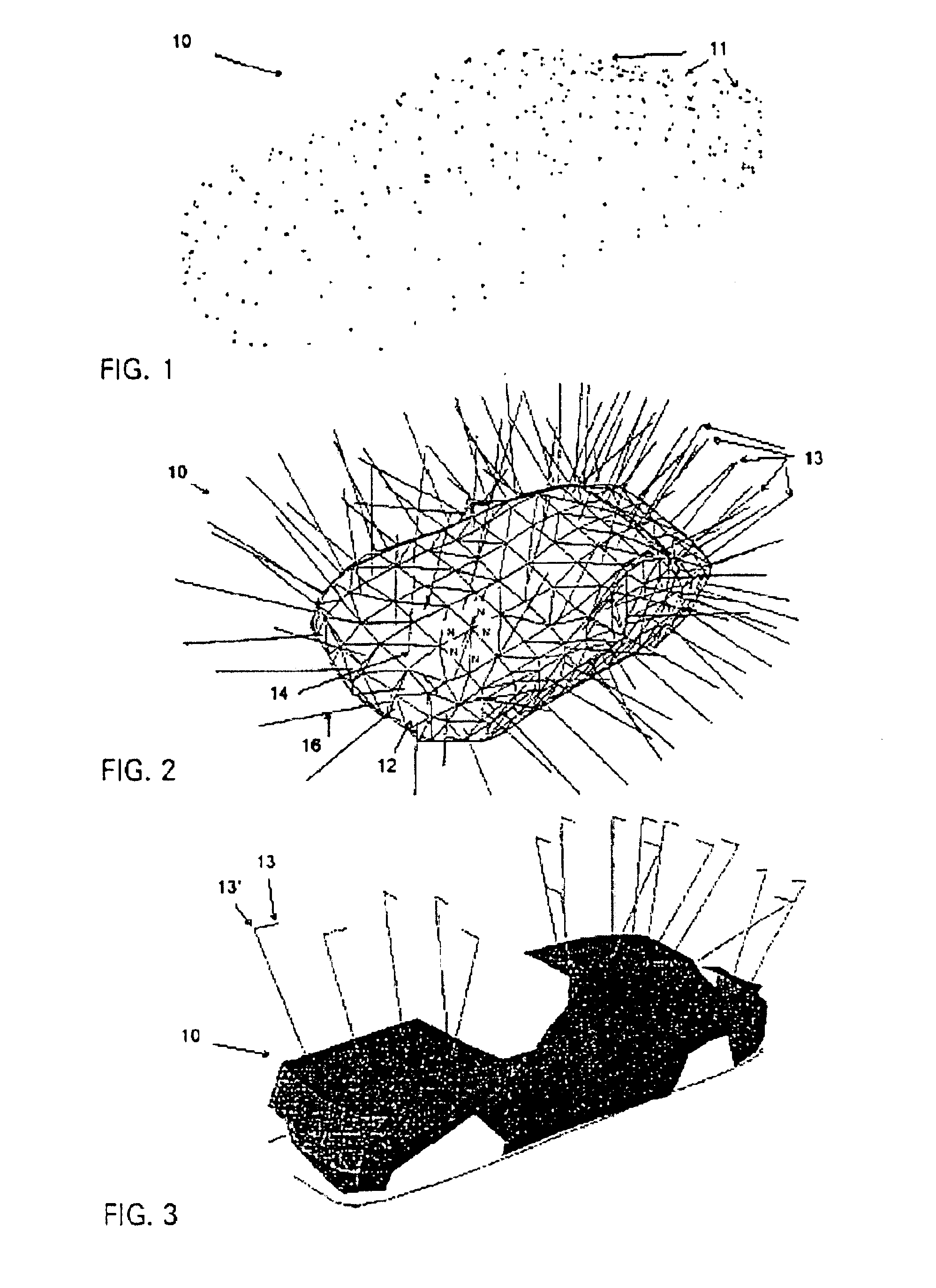 Method for determining measuring positions and method for planning measuring tracks for measuring an object or a part thereof and device for measuring an object or a part thereof