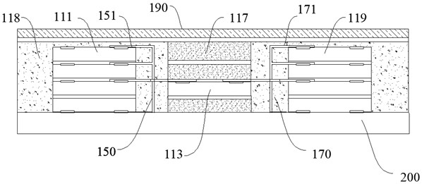 Chip packaging structure and preparation method of chip packaging structure