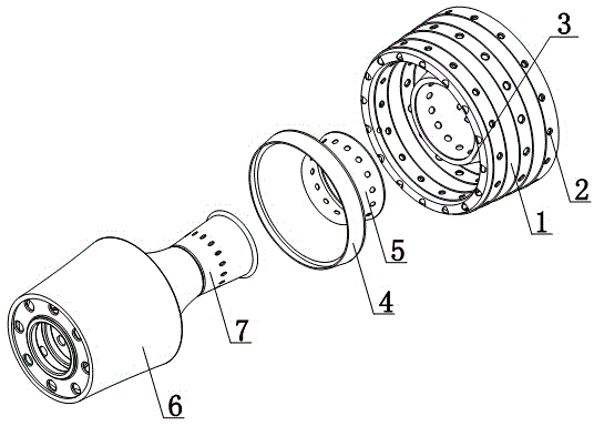 LED lamp bead rotating shell