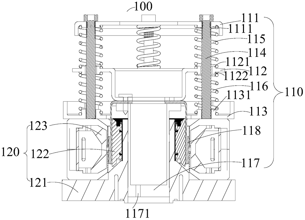 Spring support, mover assembly, pump body structure and compressor