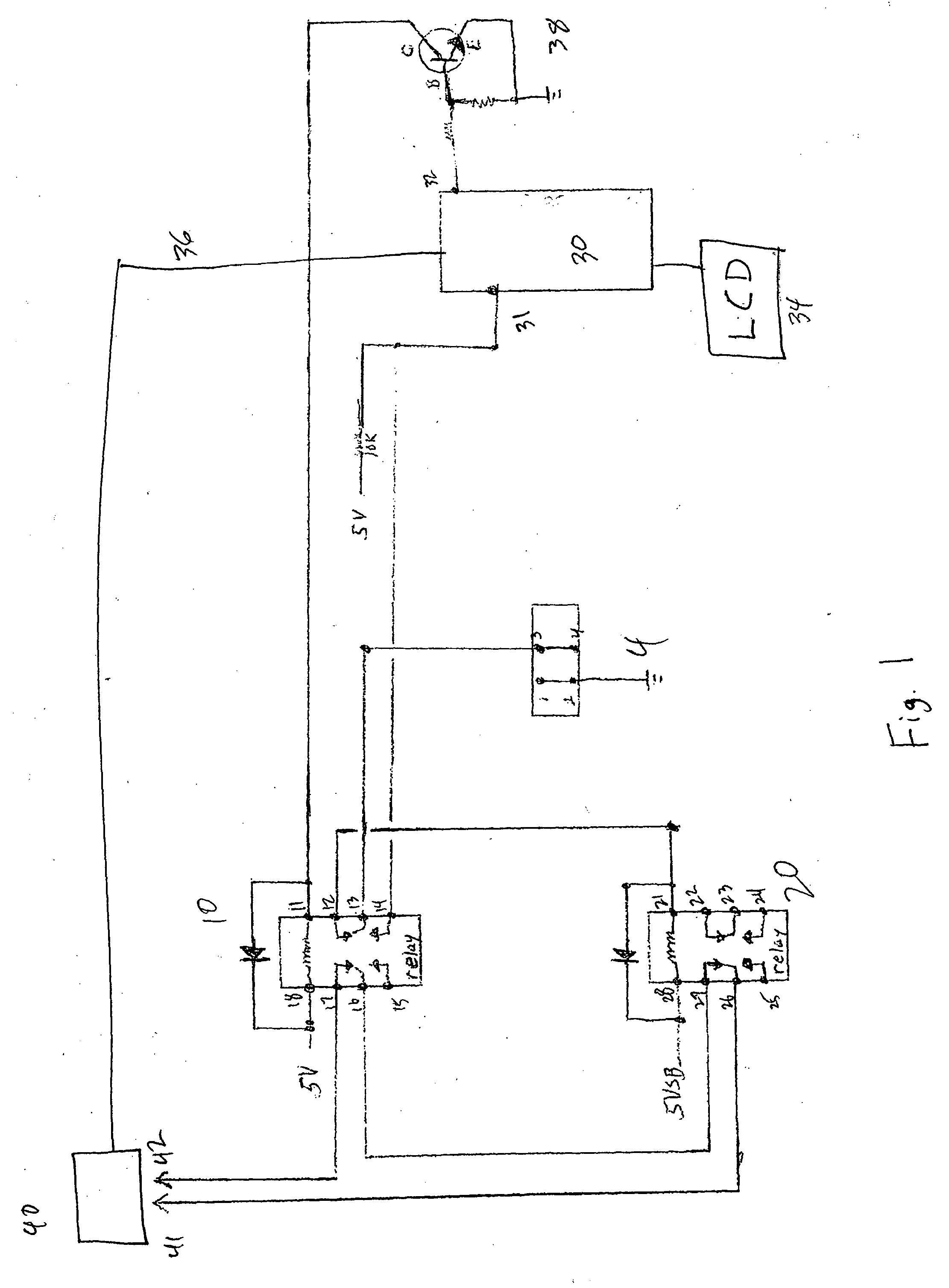 Protected dual purpose power/enter switch apparatus and method