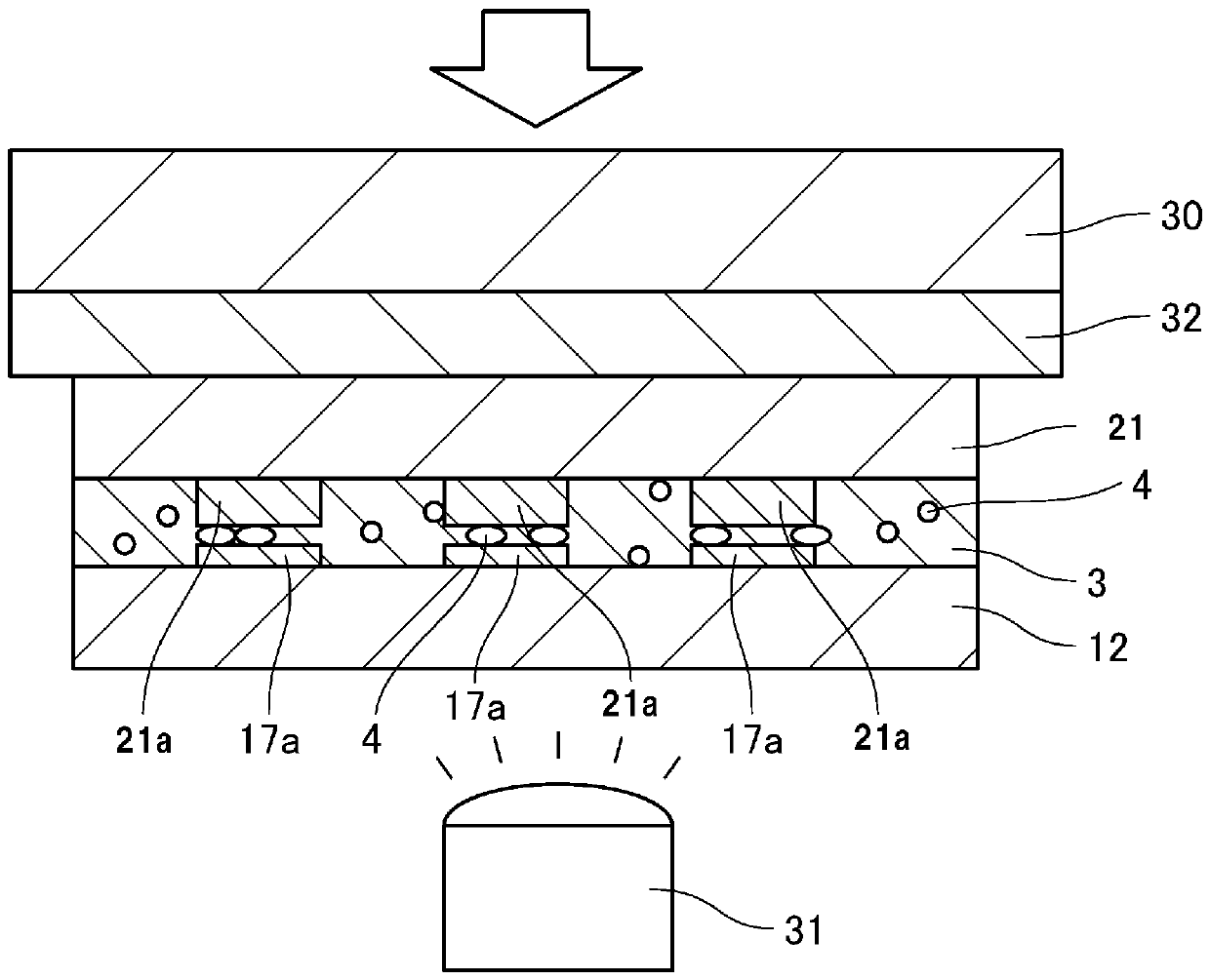 Method for producing connected body, method for connecting electronic parts, connected body