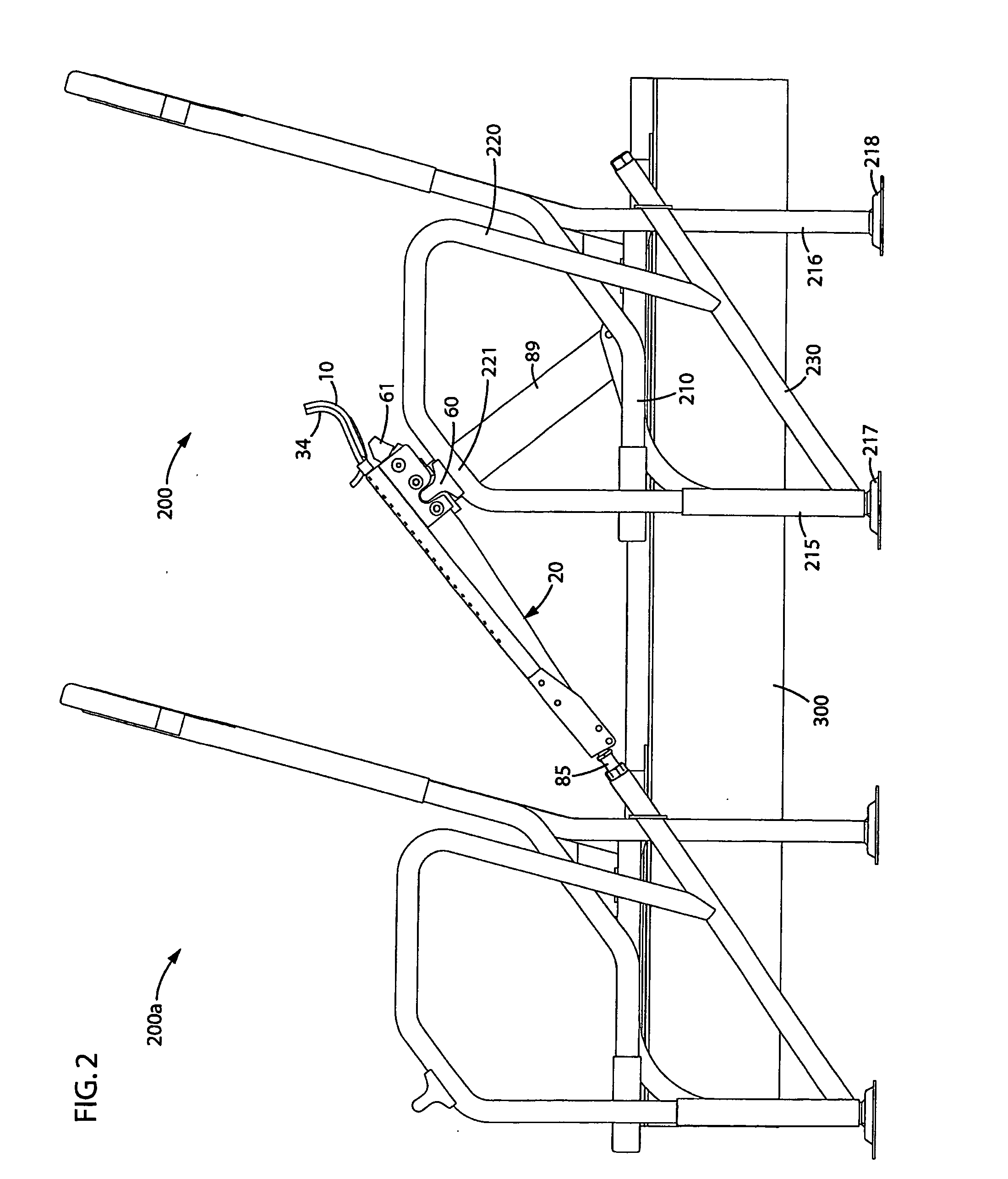Energy absorption device and passenger safety crossbar system incorporating same