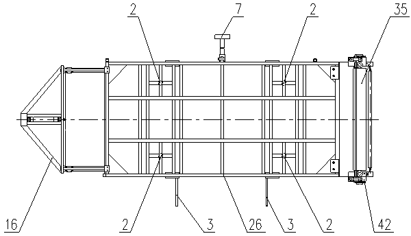 Template feeding device used for glass magnesium board production line