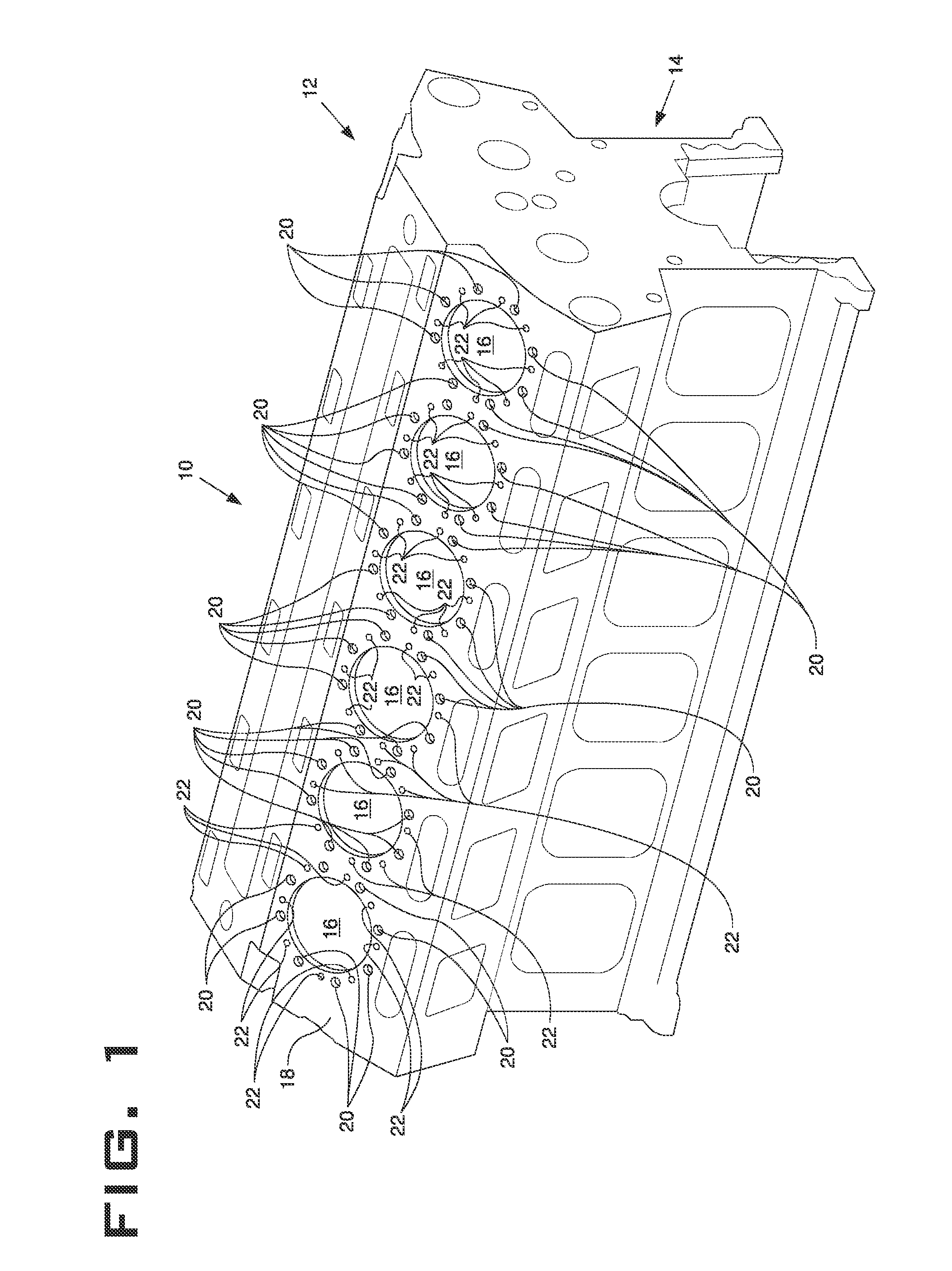 Method of manufacturing an engine block