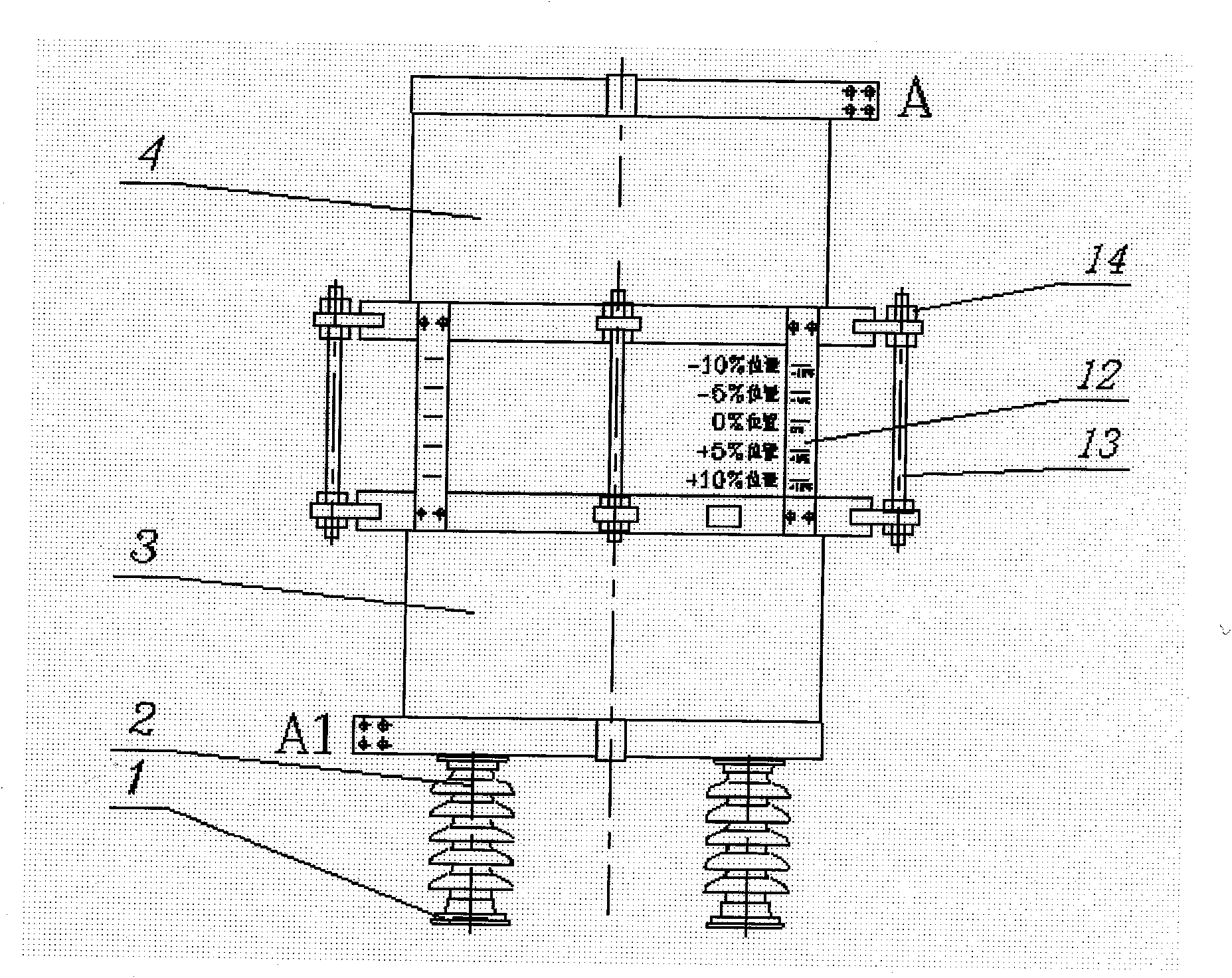 Dry-type hollow parallel capacity regulating reactor