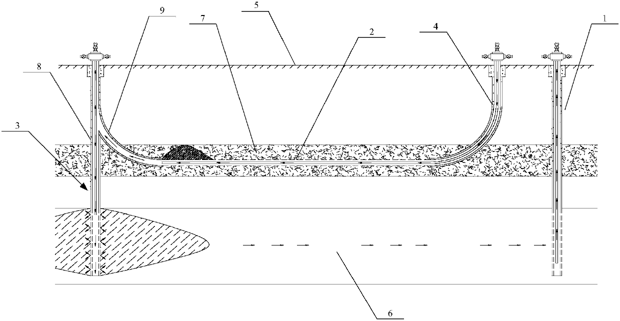 Fossil energy exploiting method and system