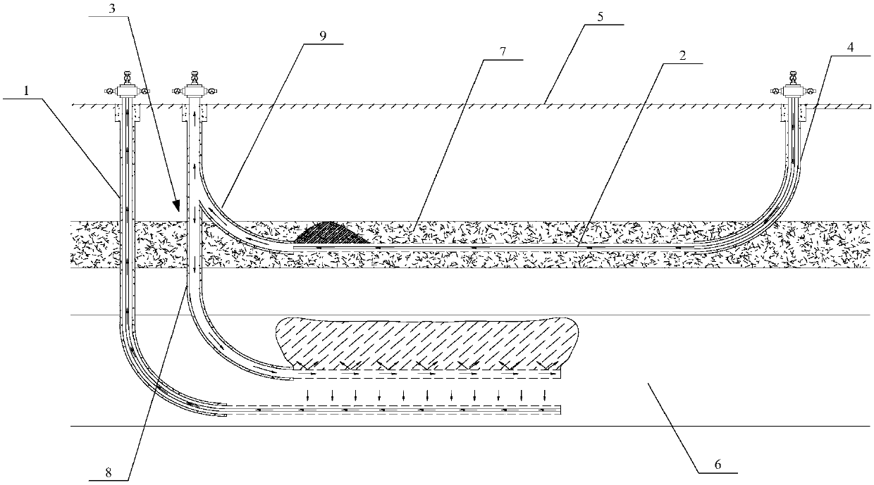 Fossil energy exploiting method and system