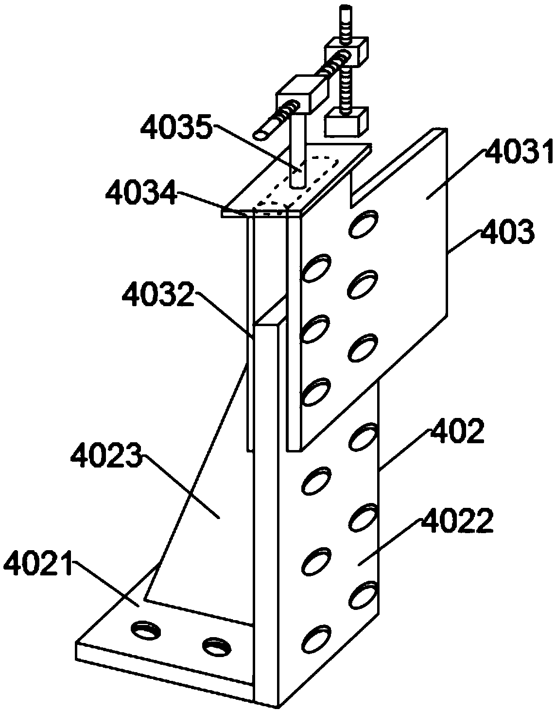 Three-dimensional positioning tool of vehicle base plate welding assembly