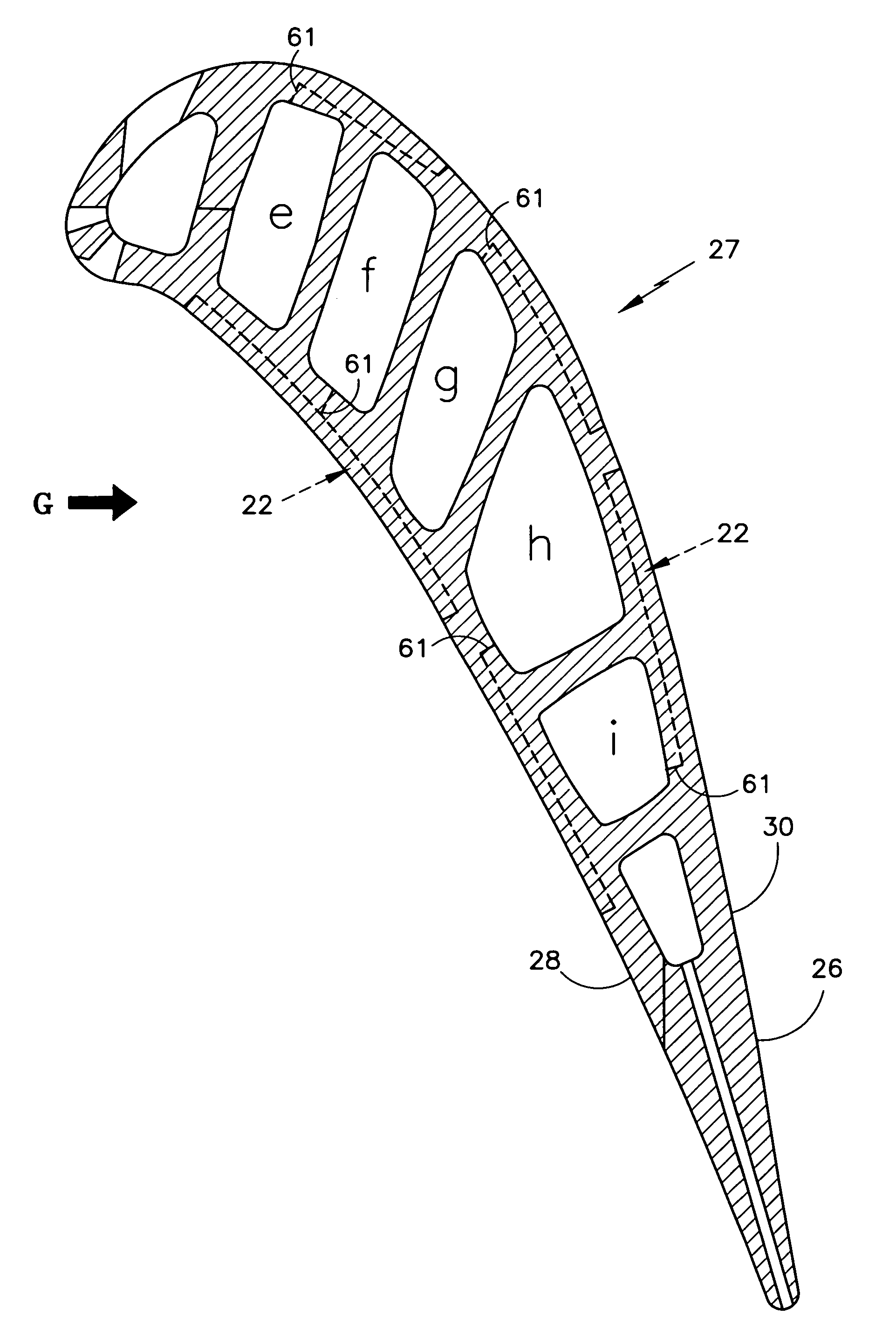 Microcircuit cooling for a turbine airfoil