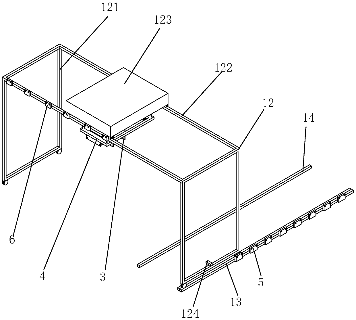 Book storage system and book carrying method in book storage system