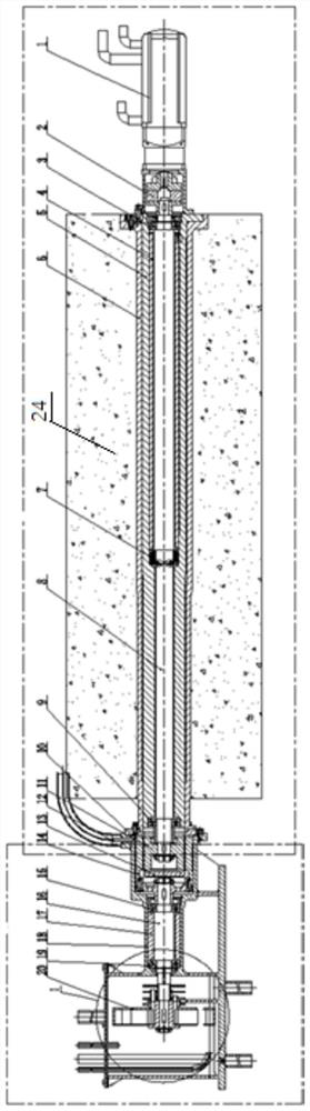 Flow controller and spent fuel aftertreatment system