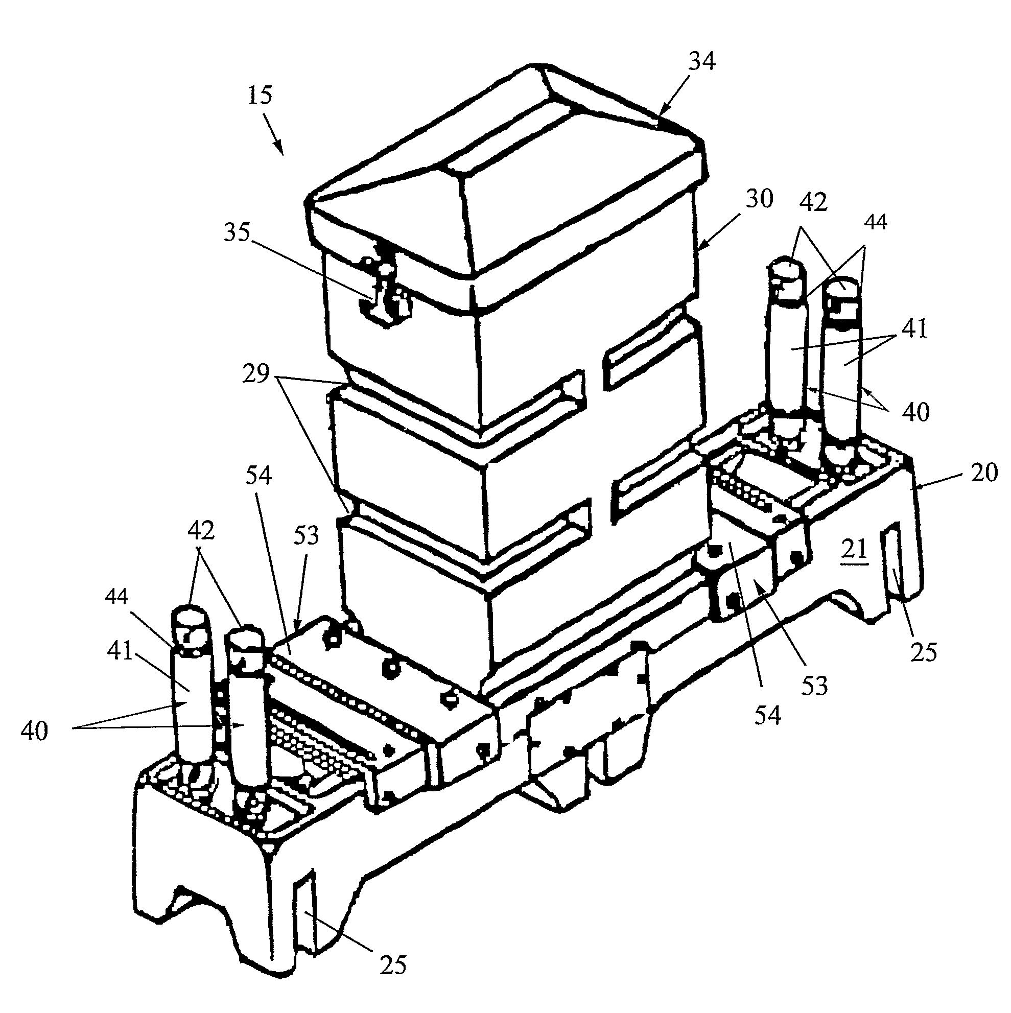 Apparatus for use in controlling the spread of ectoparasite-borne diseases