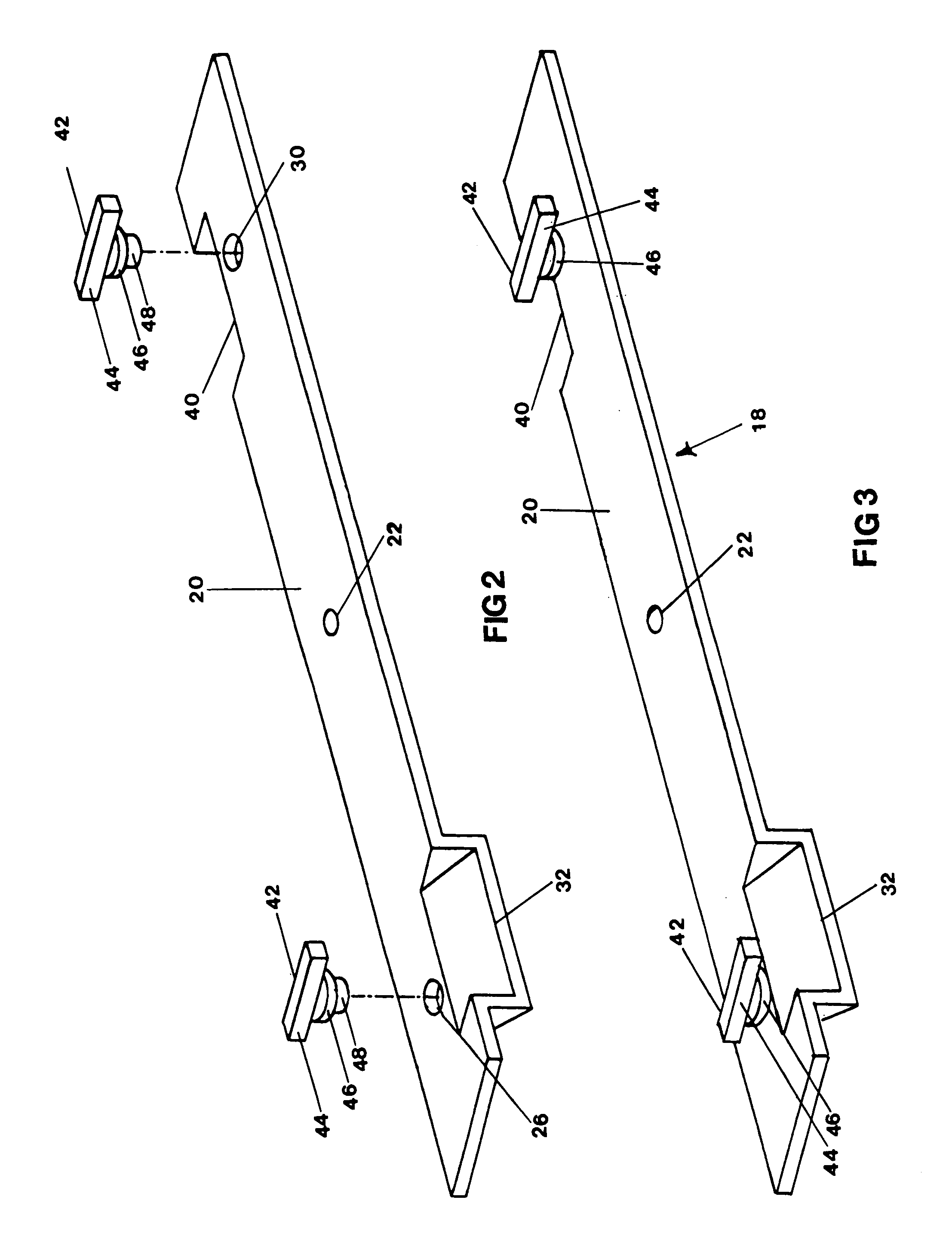 Rotary lawnmower blade with reversible replaceable blades