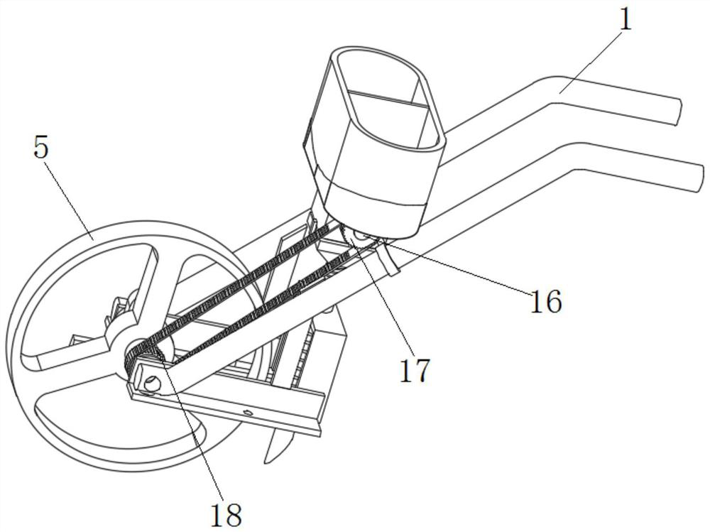 Corn soil-borne disease resistance identification inoculation device