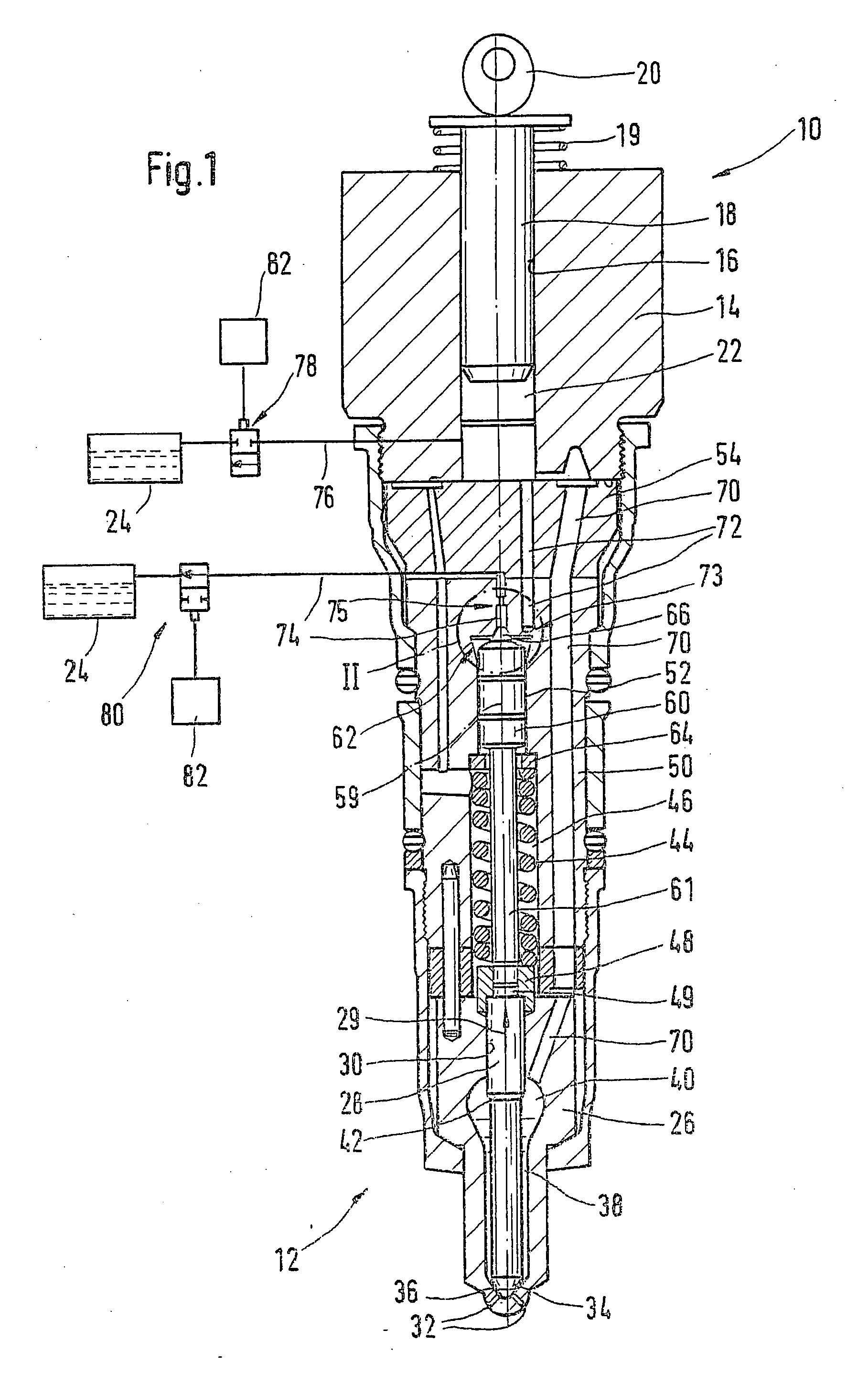 Fuel injection device for an internal combustion engine