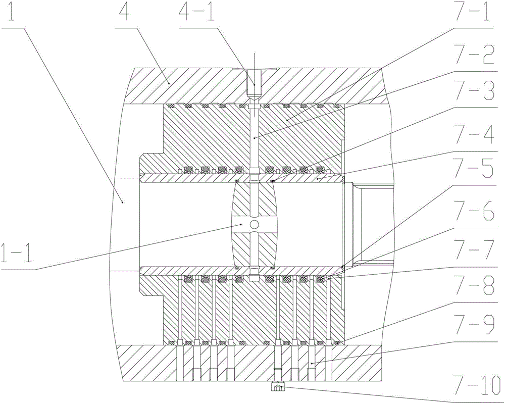 Multi-point sealing apparatus for auxiliary high-pressure water jet of cutting mechanism of digging device