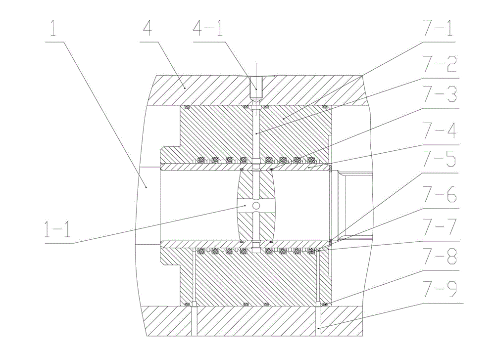 Multi-point sealing apparatus for auxiliary high-pressure water jet of cutting mechanism of digging device