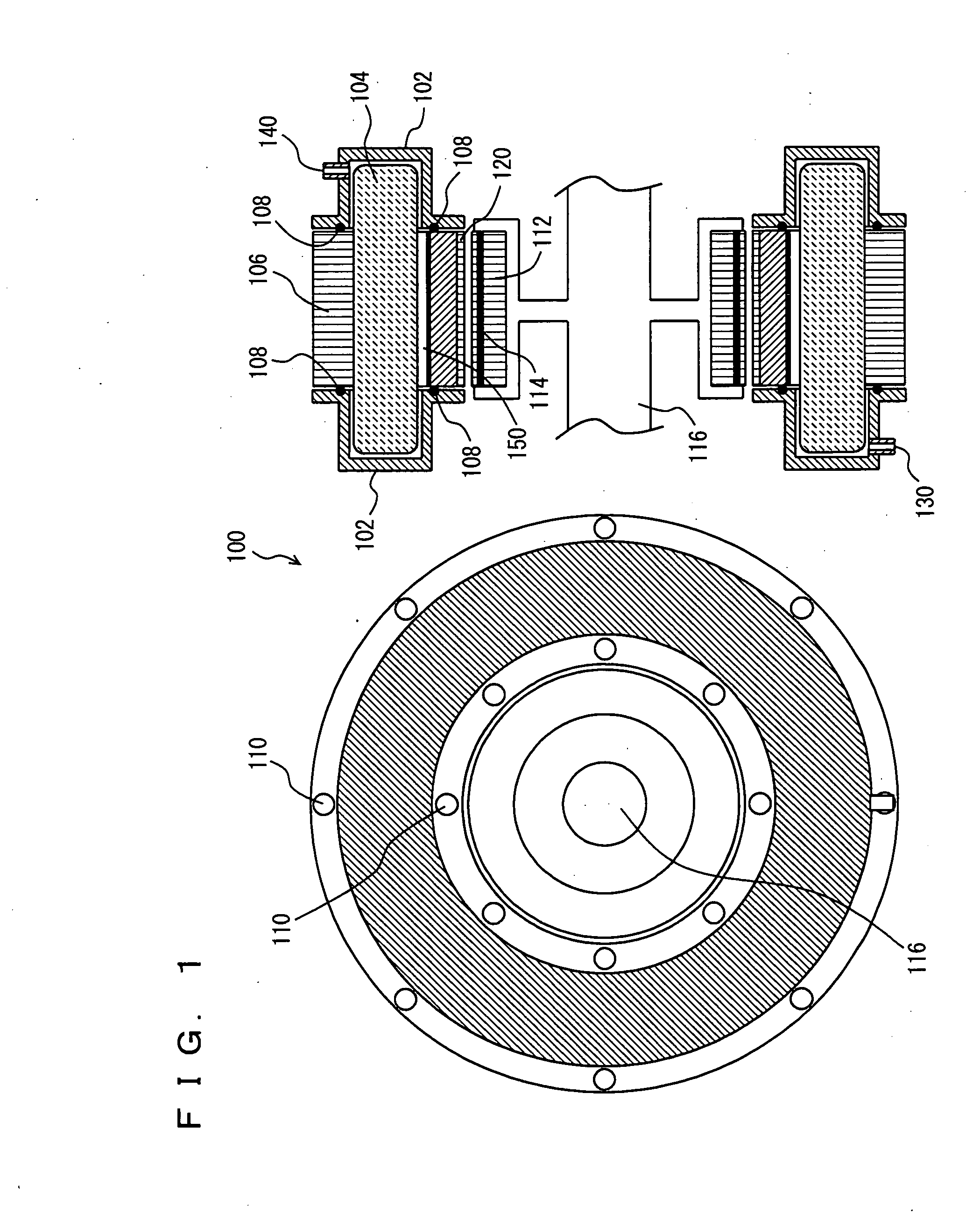 Motor for vehicle