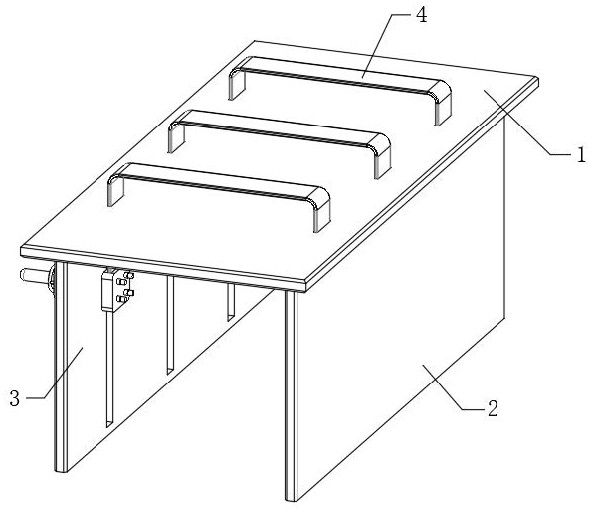 Body position fixing device for pediatric ultrasonic examination