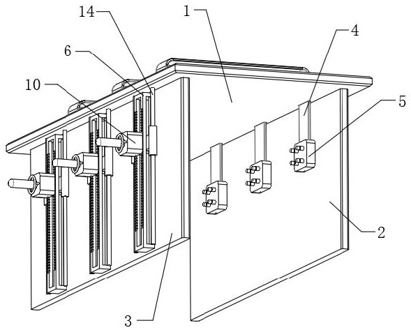 Body position fixing device for pediatric ultrasonic examination