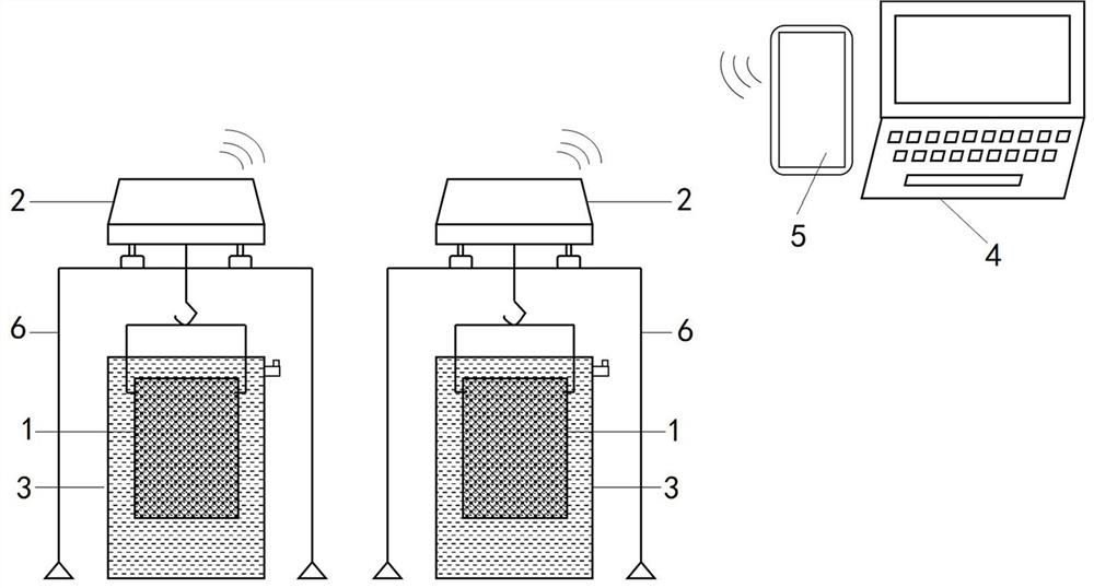 A method and system for testing water absorption of recycled coarse aggregate