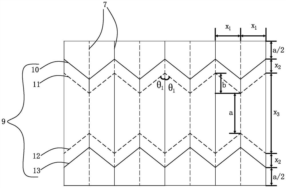 Novel corrugated board with laminated structure and manufacturing method