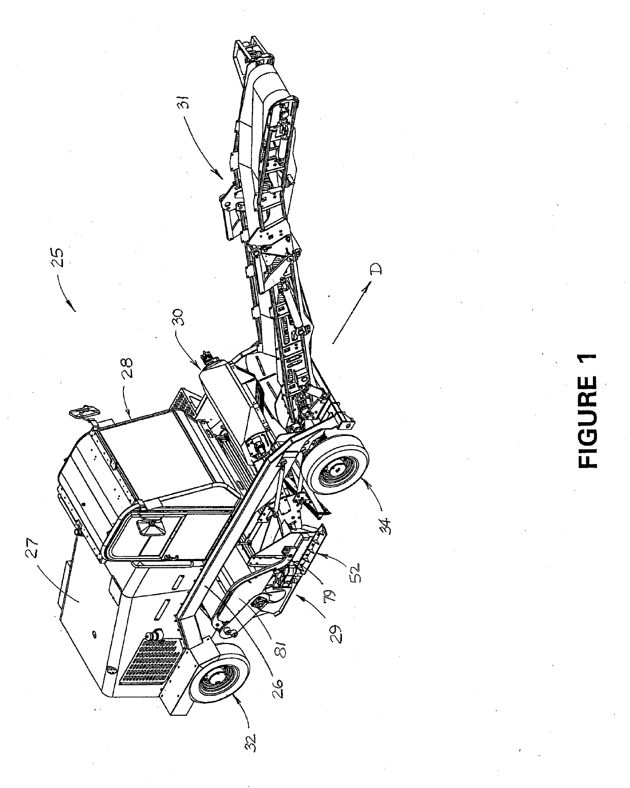 Adjustable-width modular broom assembly for sweeping machine