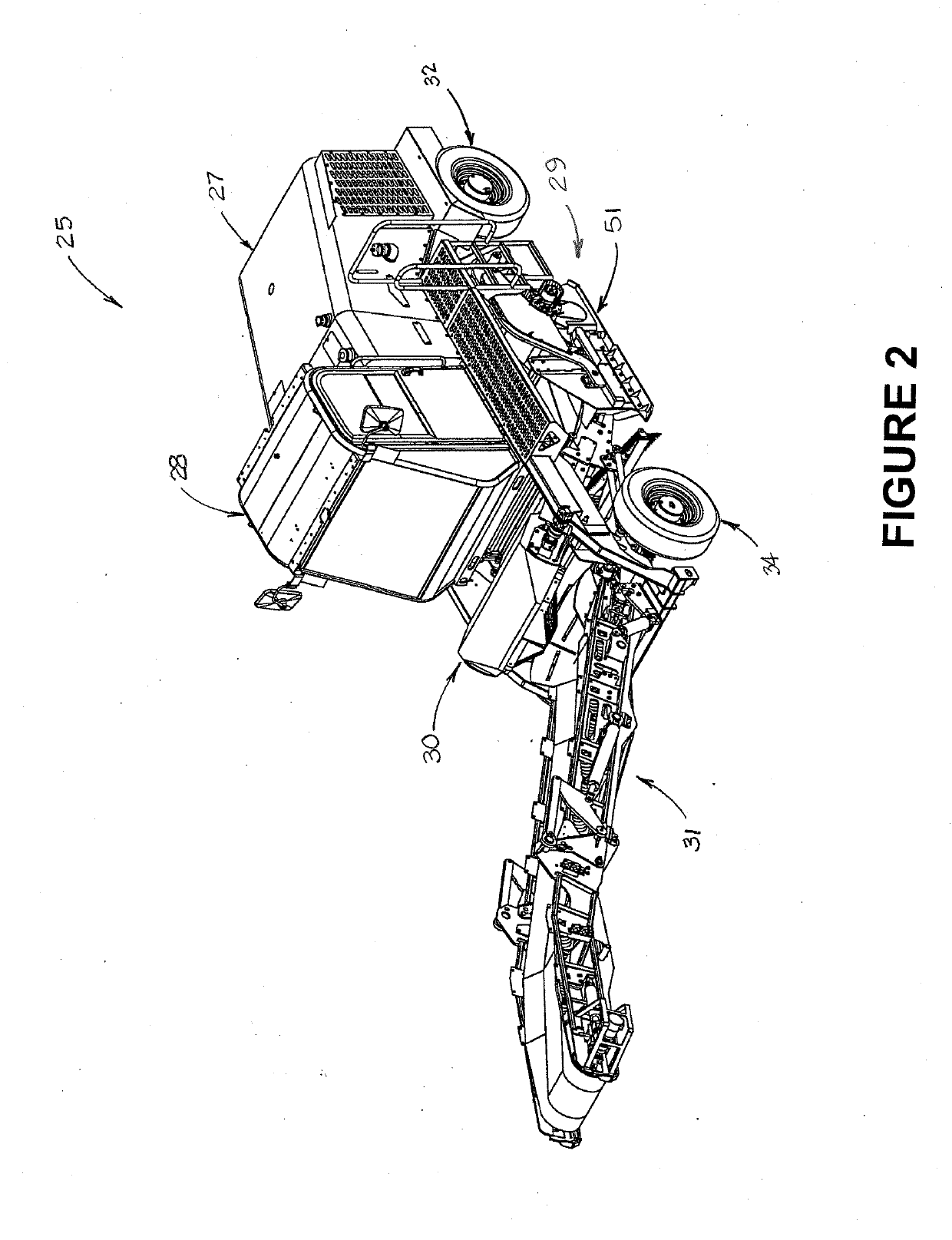 Adjustable-width modular broom assembly for sweeping machine