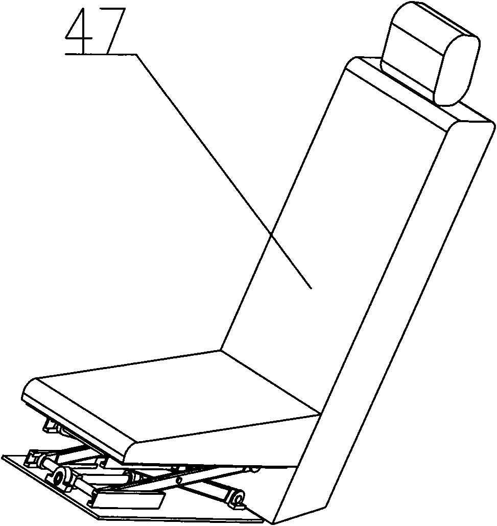 Seat cushion adjusting mechanism of integrated automobile safety seat for children