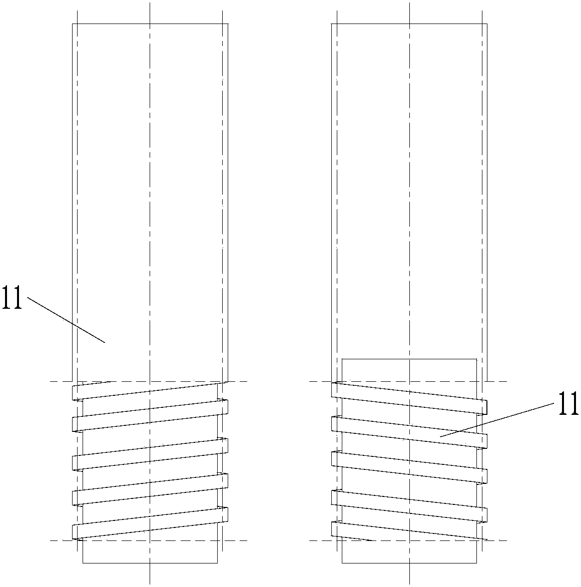 Preparation method of recombined bamboo with oil heat treatment for outdoor use
