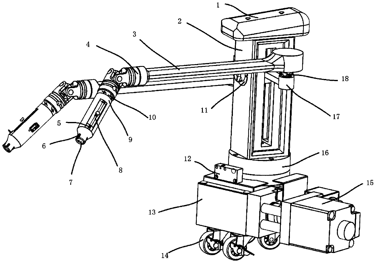 Surgical robot with built-in surgical tools