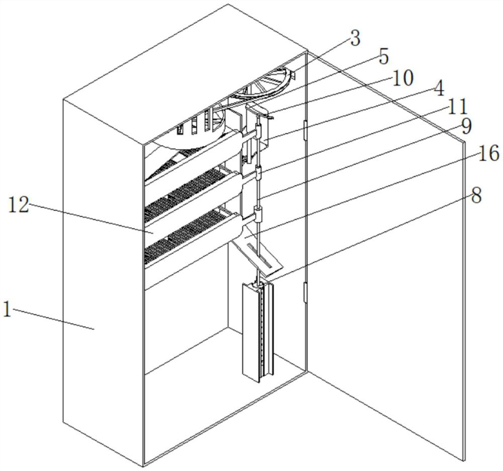 Intelligent dedusting switch cabinet