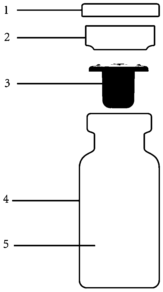 Intestinal anaerobic microorganism culture bottle and preparation method thereof