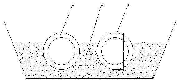 Construction method for prefabricating directly-buried uncompensated centralized heat supply pipeline by electrically preheating