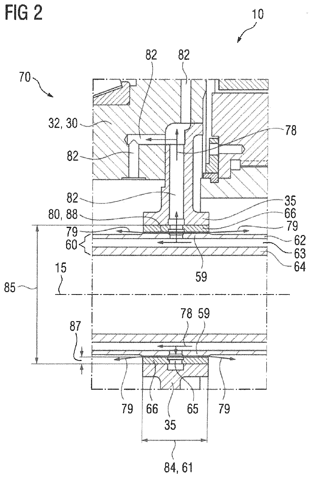 Planetary gearing with improved lubricant supply, drive train and wind turbine