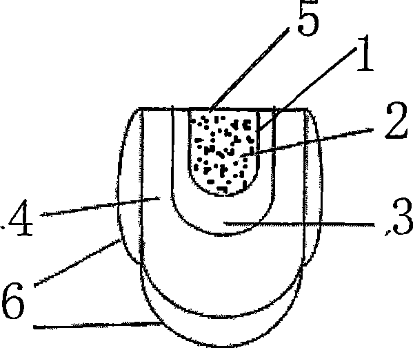 Stuffy nose with capsule