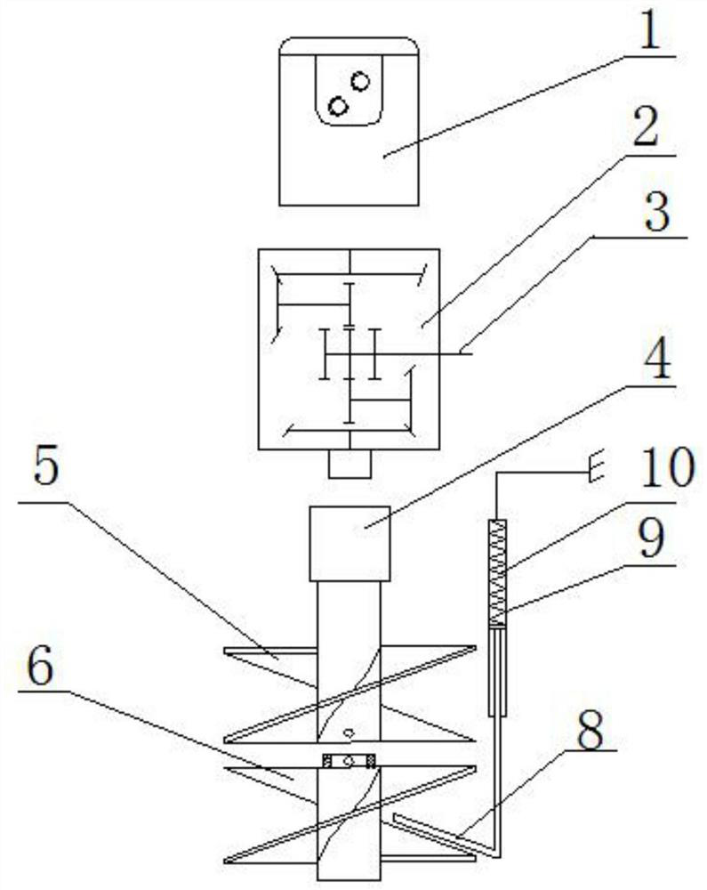 Pit digging working head for afforestation on difficult site and working method thereof