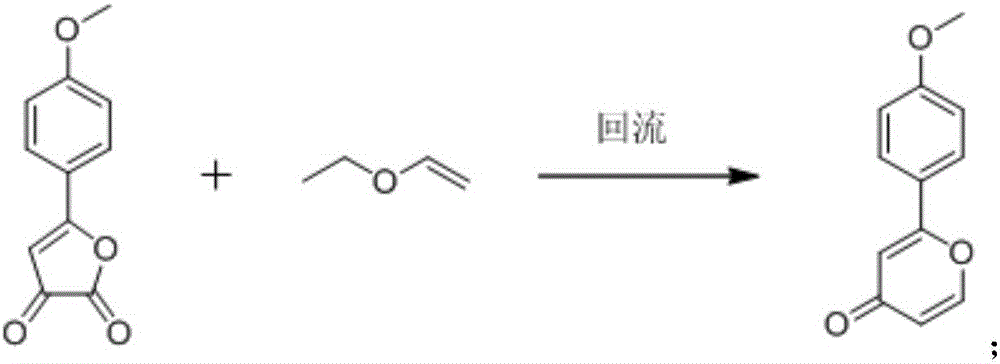 Synthesis method of 2-(1-hydroxy-4-keto-2,5-cyclohexadiene)-pyran-4-ketone