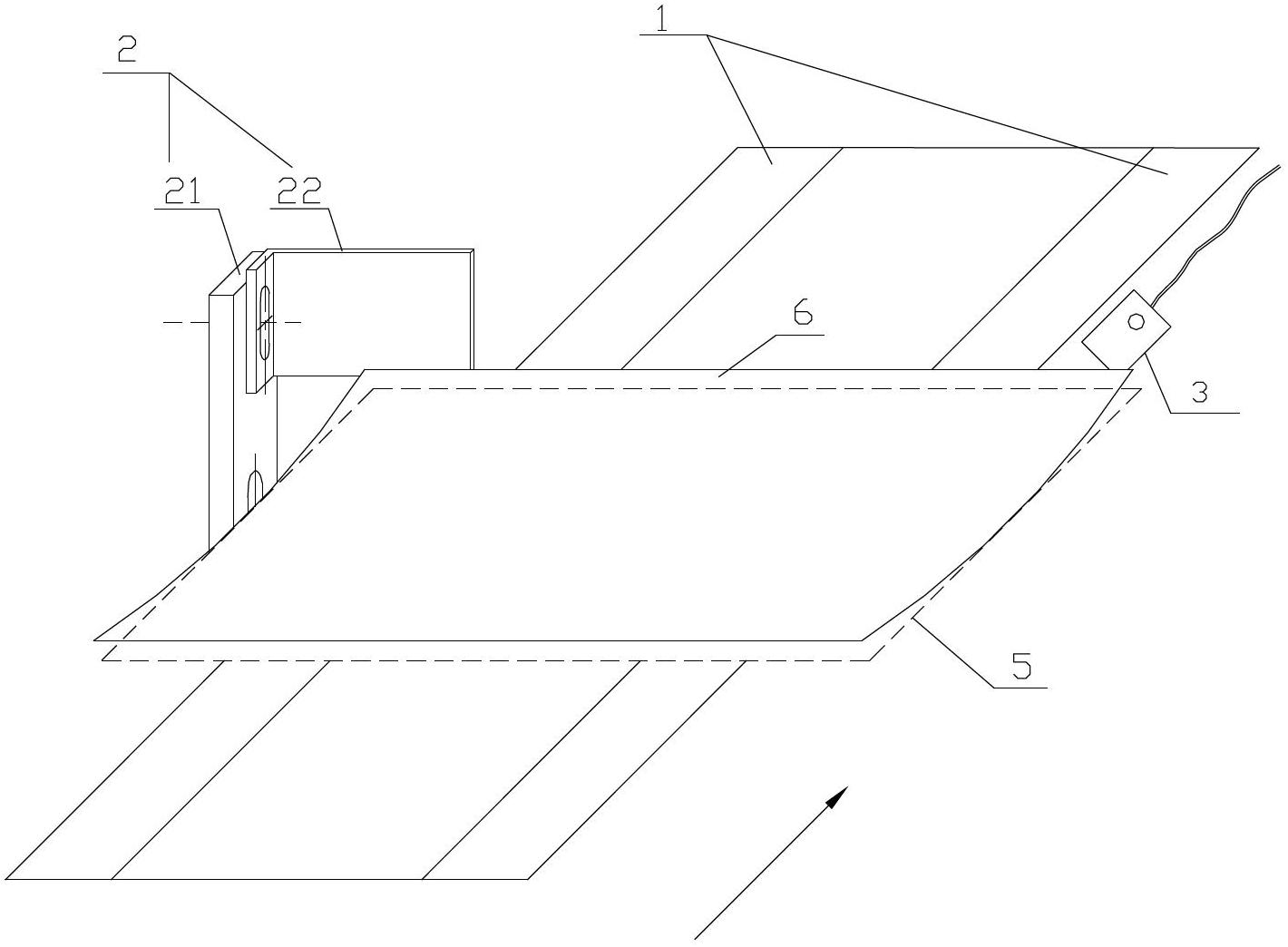 Bending piece detection device for battery piece