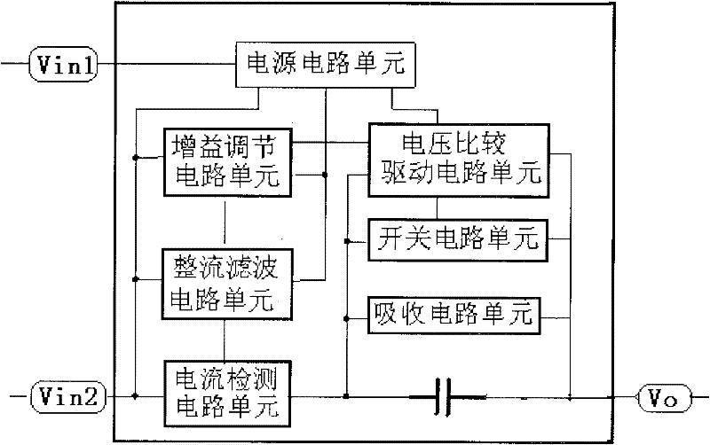 Phase-shift energy-saving circuit controlled by current