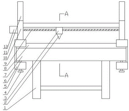 Cloth cutting-off device for textiles