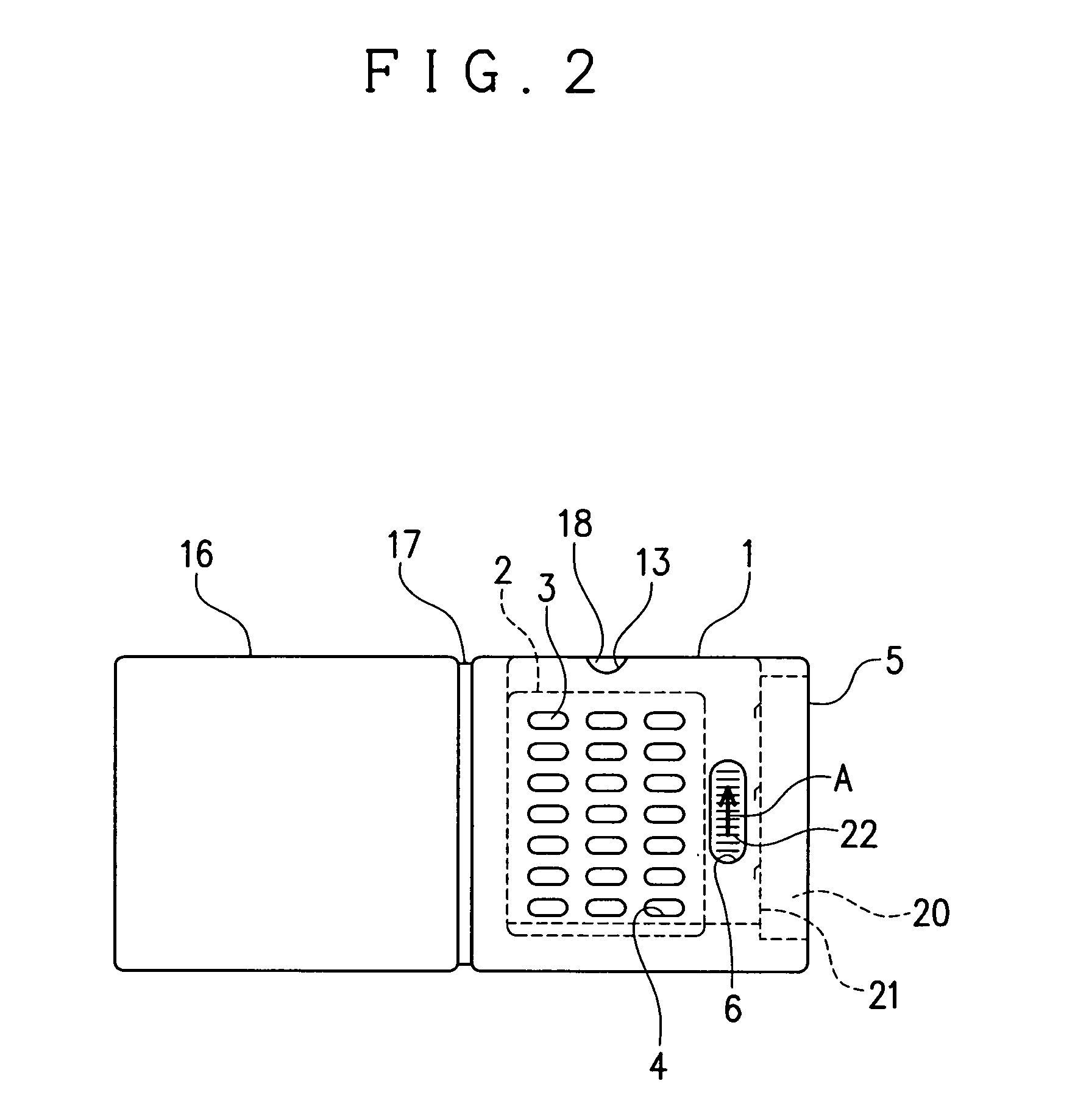 Case for a press-through package