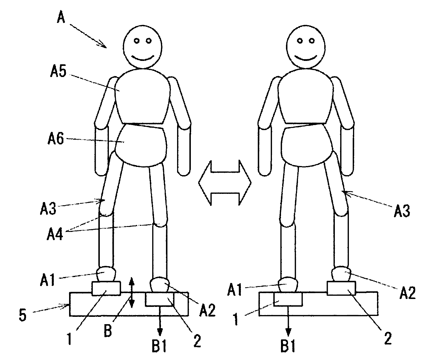 Standing-position type passive exercise machine