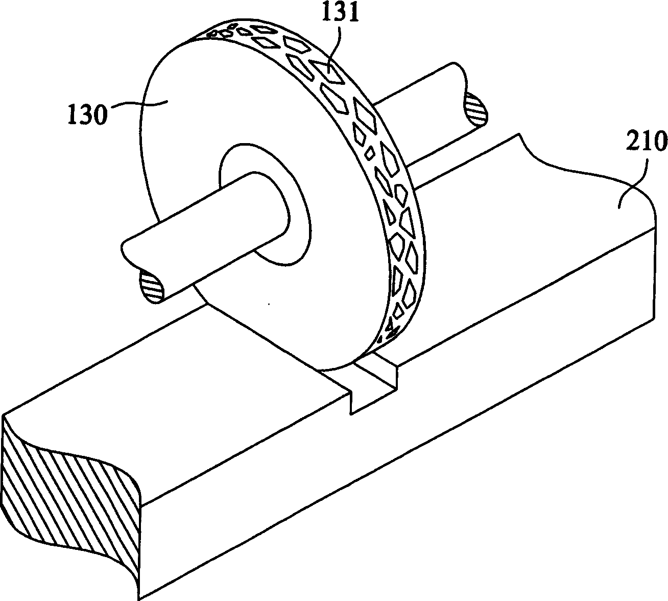 Combined material electrode for electrodischarge machining and is manufacturing method