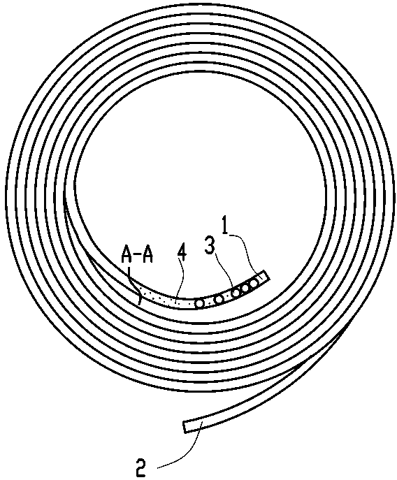 Method for cleaning internal surface of copper coil