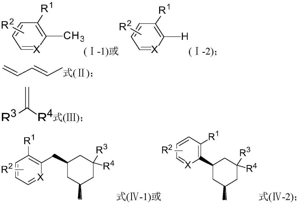 A kind of synthetic method of six-membered carbocyclic derivatives